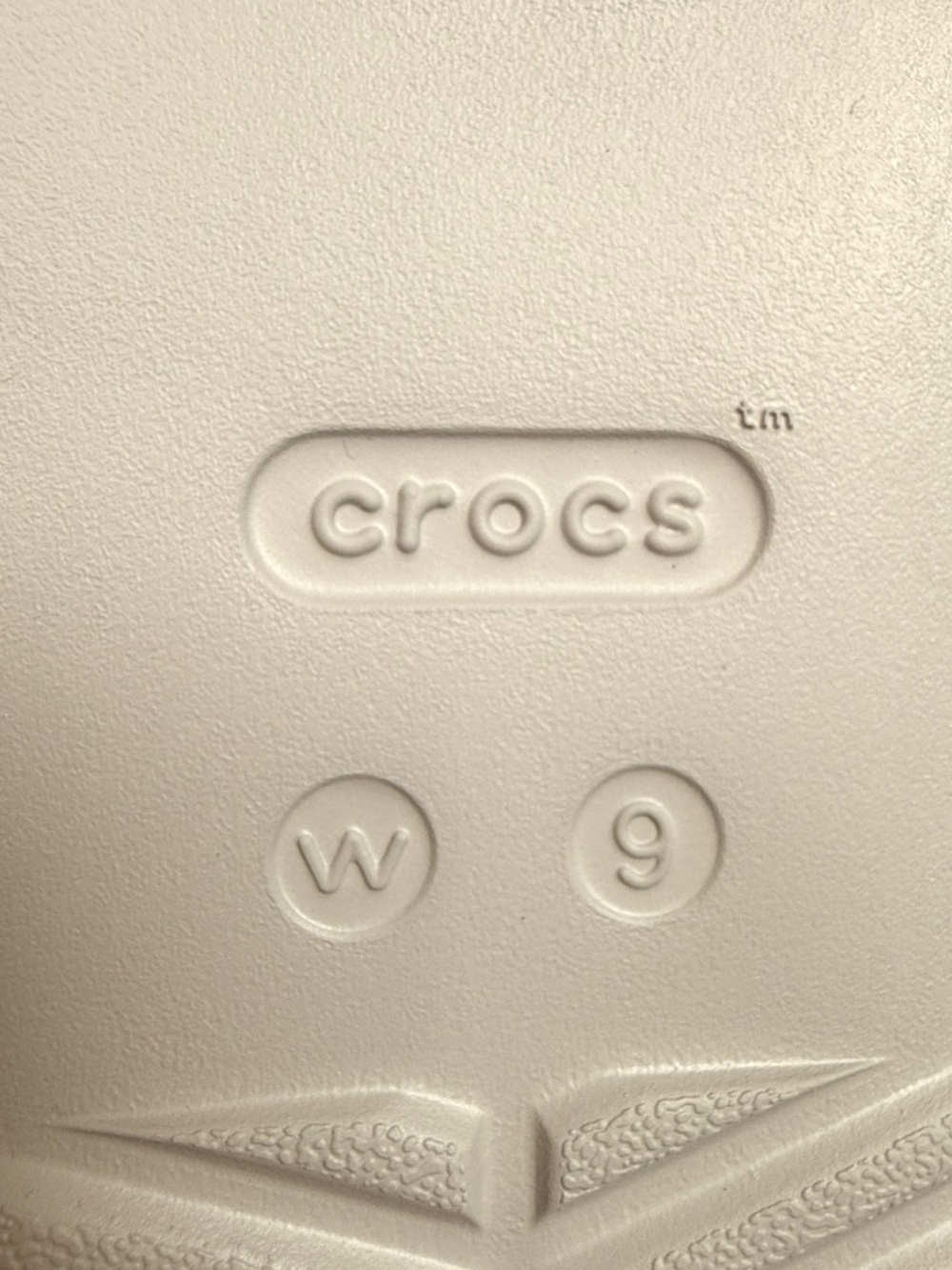 CROCS Women's Metallic Silver Double-Strap Slide Sandals - Picture 5 of 6